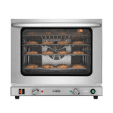 23 in. Countertop Convection Oven for Half-Size Pans with 4 Racks 2800W of Power and Steam Injection, 240V in Stainless-Steel (KM-CTCO-23STI)